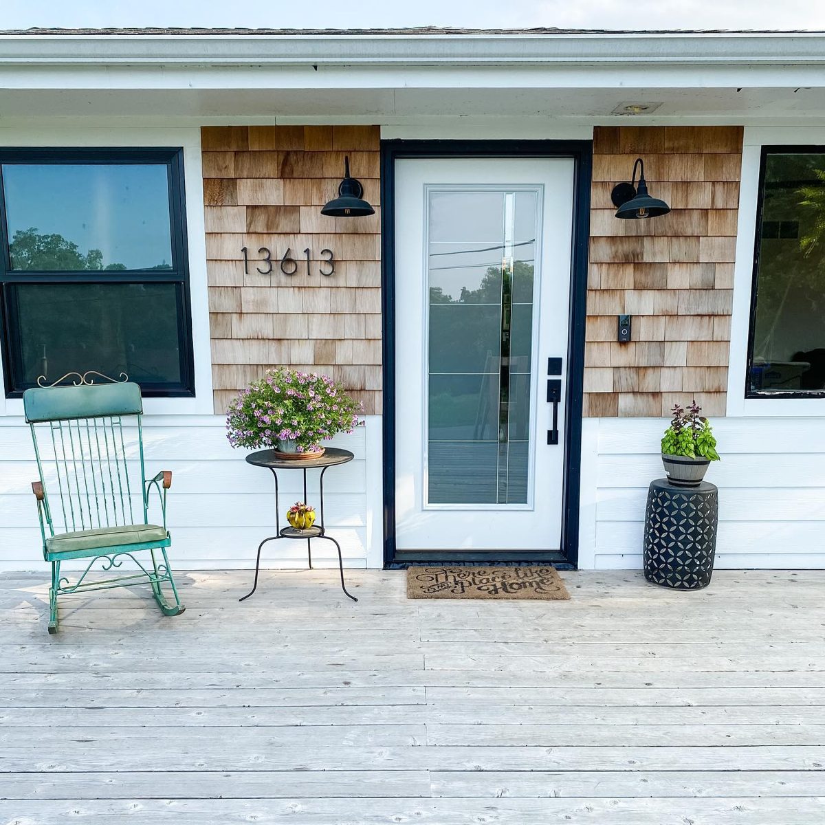 Front porch and entry upgrade